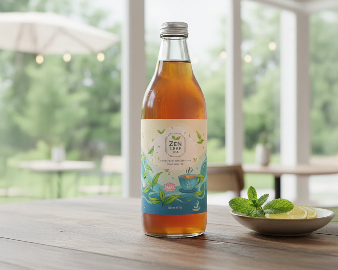 Etiqueta autoadherible aplicada en envases