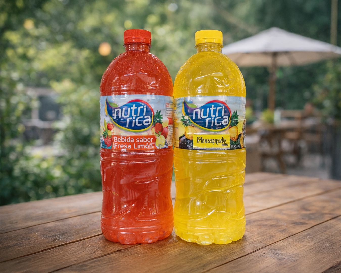 Etiqueta envolvente en envases de bebidas con diseño continuo